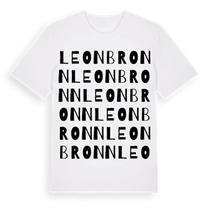 Leonbronn ordlek t-shirt – ekologisk bomull t-shirt från Pinshirt