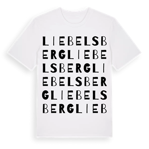 Liebelsberg ordlek t-shirt – ekologisk bomull t-shirt från Pinshirt