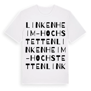 Linkenheim-Hochstetten ordlek t-shirt – ekologisk bomull t-shirt från Pinshirt