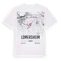 Lomersheim karta t-shirt