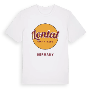 Lontal cirkel t-shirt – ekologisk bomull t-shirt från Pinshirt