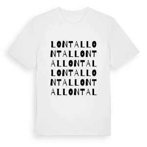 Lontal ordlek t-shirt – ekologisk bomull t-shirt från Pinshirt