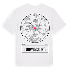 Ludwigsburg t-shirt – ekologisk bomull t-shirt från Pinshirt