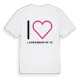 Jag älskar Ludwigsburg-Mitte t-shirt stort tryck
