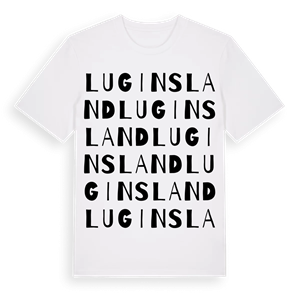 Luginsland ordlek t-shirt – ekologisk bomull t-shirt från Pinshirt