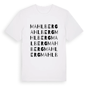 Mahlberg ordlek t-shirt – ekologisk bomull t-shirt från Pinshirt