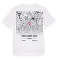 Main-Tauber-Kreis karta t-shirt