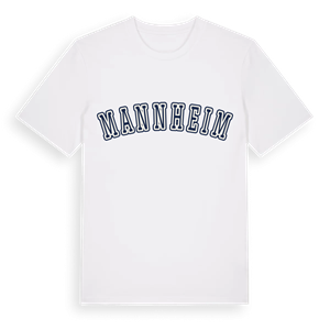 Mannheim college t-shirt – ekologisk bomull t-shirt från Pinshirt