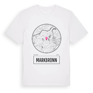 Markbronn t-shirt – ekologisk bomull t-shirt från Pinshirt