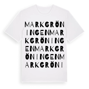 Markgröningen ordlek t-shirt – ekologisk bomull t-shirt från Pinshirt