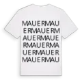 Mauer ordlek t-shirt