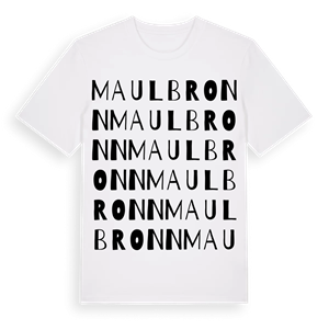 Maulbronn ordlek t-shirt – ekologisk bomull t-shirt från Pinshirt