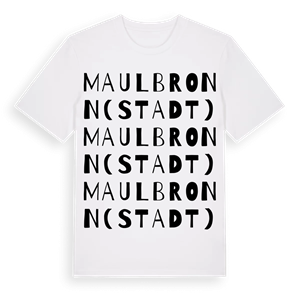 Maulbronn (Stadt) ordlek t-shirt – ekologisk bomull t-shirt från Pinshirt