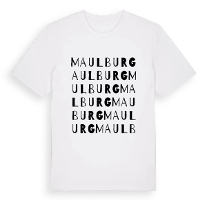 Maulburg ordlek t-shirt – ekologisk bomull t-shirt från Pinshirt