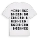 Merdingen ordlek t-shirt