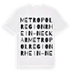 Metropolregion Rhein-Neckar ordlek t-shirt