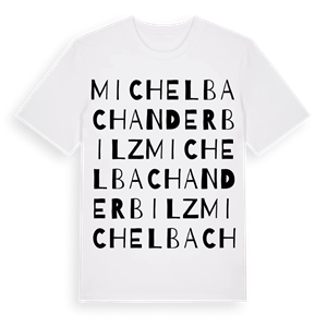Michelbach an der Bilz ordlek t-shirt – ekologisk bomull t-shirt från Pinshirt