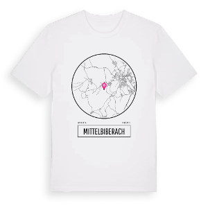 Mittelbiberach t-shirt – ekologisk bomull t-shirt från Pinshirt