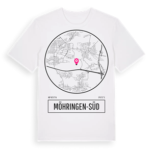 Möhringen-Süd t-shirt – ekologisk bomull t-shirt från Pinshirt
