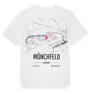 Mönchfeld karta t-shirt – ekologisk bomull t-shirt från Pinshirt