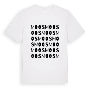 Moos ordlek t-shirt – ekologisk bomull t-shirt från Pinshirt