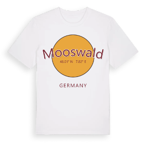 Mooswald cirkel t-shirt – ekologisk bomull t-shirt från Pinshirt