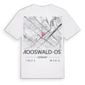 Mooswald-Ost karta t-shirt