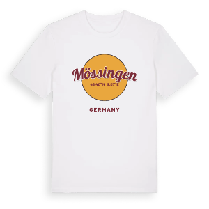 Mössingen cirkel t-shirt – ekologisk bomull t-shirt från Pinshirt