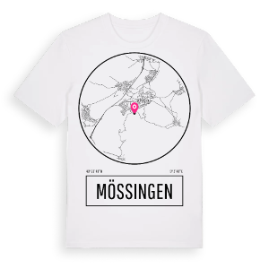 Mössingen t-shirt – ekologisk bomull t-shirt från Pinshirt