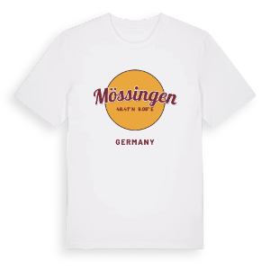 Mössingen cirkel t-shirt – ekologisk bomull t-shirt från Pinshirt