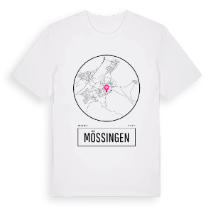 Mössingen t-shirt – ekologisk bomull t-shirt från Pinshirt