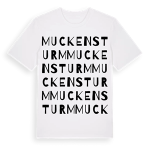 Muckensturm ordlek t-shirt – ekologisk bomull t-shirt från Pinshirt