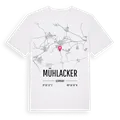 Mühlacker karta t-shirt