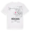 Mühlburg karta t-shirt