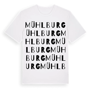 Mühlburg ordlek t-shirt – ekologisk bomull t-shirt från Pinshirt