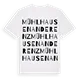 Mühlhausen an der Enz ordlek t-shirt