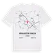 Mühlhausen-Ehingen karta t-shirt