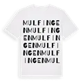 Mulfingen ordlek t-shirt