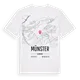Münster karta t-shirt
