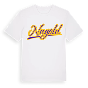 Nagold baseball t-shirt – ekologisk bomull t-shirt från Pinshirt
