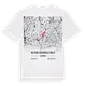 Neckar-Odenwald-Kreis karta t-shirt