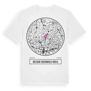 Neckar-Odenwald-Kreis t-shirt – ekologisk bomull t-shirt från Pinshirt