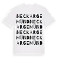 Neckargemünd ordlek t-shirt