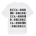 Neckargröningen ordlek t-shirt