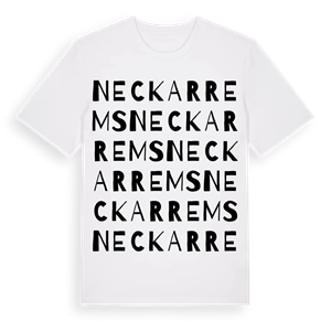 Neckarrems ordlek t-shirt – ekologisk bomull t-shirt från Pinshirt
