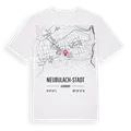 Neubulach-Stadt karta t-shirt