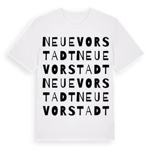 Neue Vorstadt ordlek t-shirt – ekologisk bomull t-shirt från Pinshirt