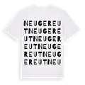 Neugereut ordlek t-shirt