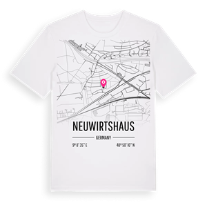 Neuwirtshaus karta t-shirt – ekologisk bomull t-shirt från Pinshirt