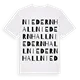 Niedernhall ordlek t-shirt